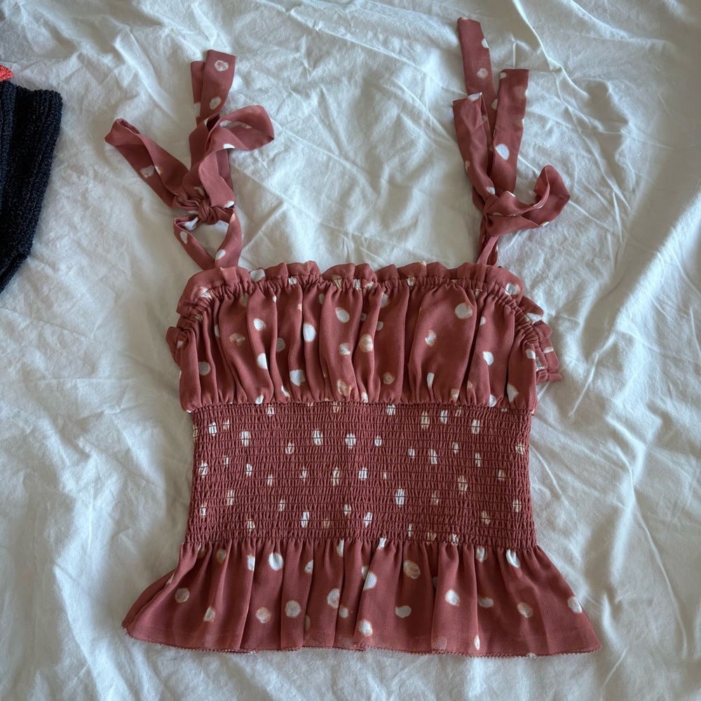 Aritzia Smocked Camisole